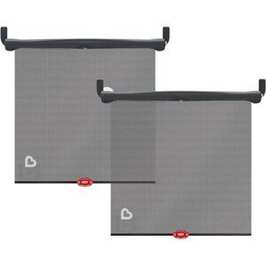 Sun Safety Car Window Shade with Heat Alert, Helps Block UVA/UVB Rays, 2 Pack